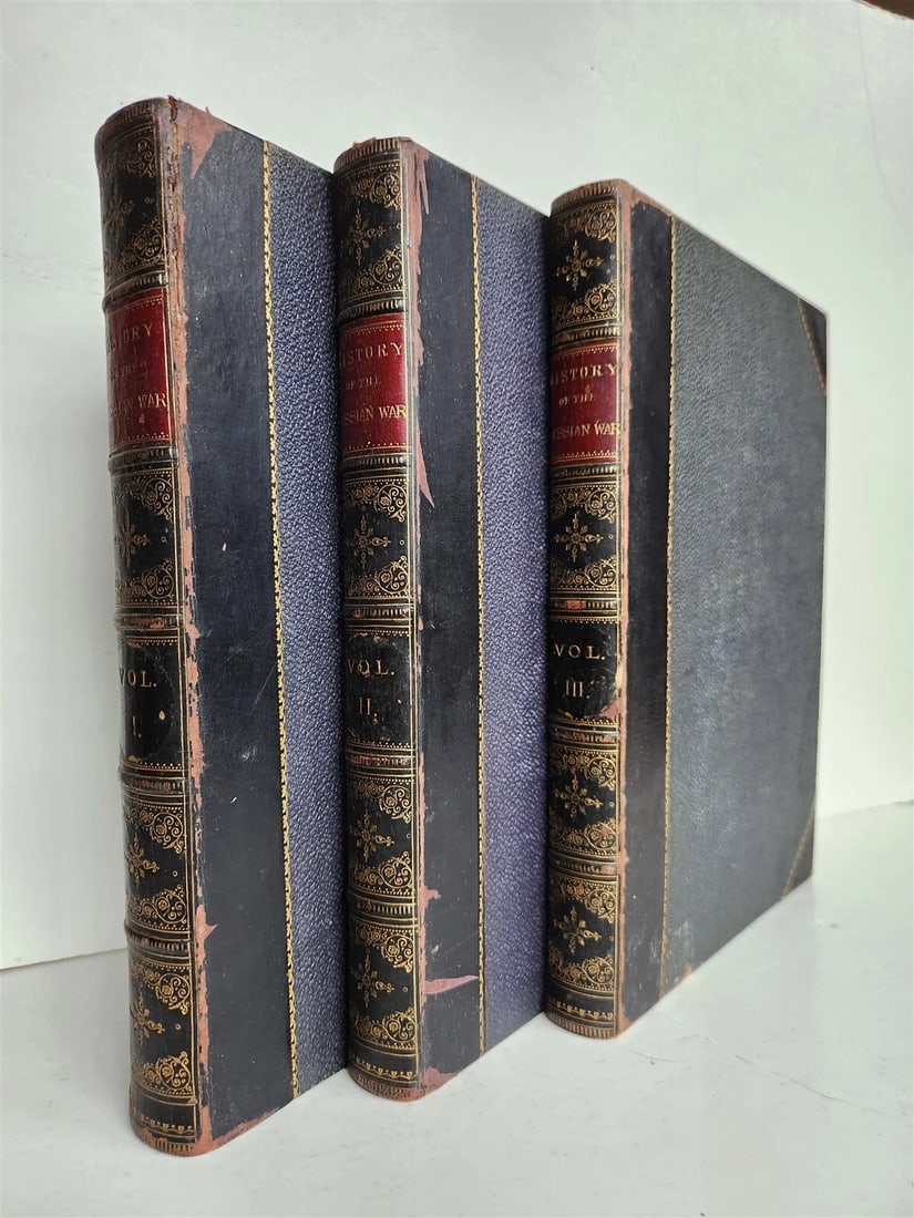 1855 HISTORY of the WAR WITH RUSSIA by HENRY TYRELL 3 VOLS antique ILLUSTRATED: Title: 1855 HISTORY of the WAR WITH RUSSIA by HENRY TYRELL 3 VOLS antique ILLUSTRATED Description: THE HISTORY of the WAR WITH RUSSIA Giving Full Details of the Operations of the Allied Armies by