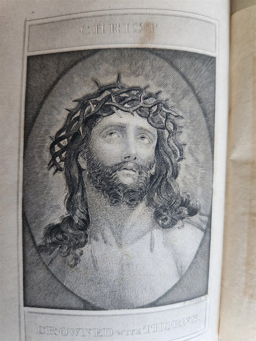 1845 BOOK of COMMON PRAYER w/PSALTER antique PHILADELPHIA Americana FINE BINDING - 7