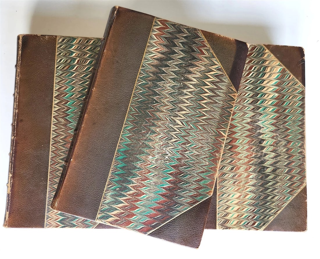 1883 THE RISE OF DUTCH REPUBLIC HISTORY by J.Motley 3 volumes ANTIQUE in ENGLISH - 4