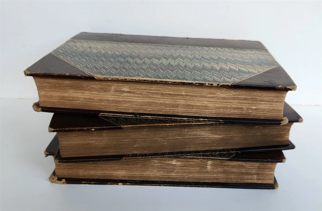 1883 THE RISE OF DUTCH REPUBLIC HISTORY by J.Motley 3 volumes ANTIQUE in ENGLISH - 5