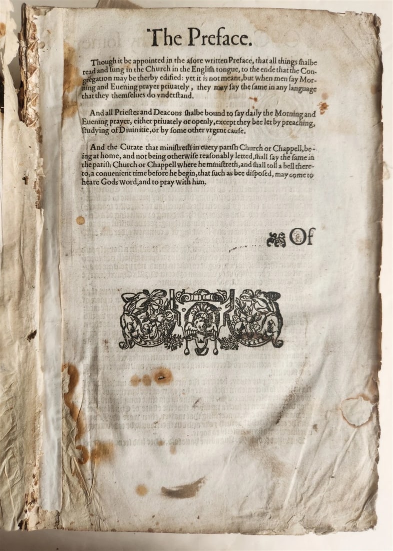 1610 BIBLE in ENGLISH by ROBERT BARKER antique GENEVA VERSION - 9