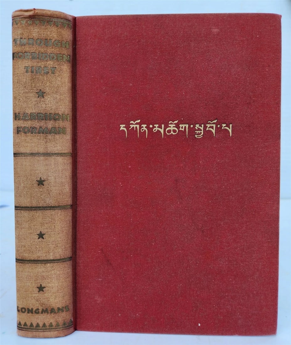 1935 THROUGH FORBIDDEN TIBET antique by Harrison Forman ILLUSTRATED (1 of 20)