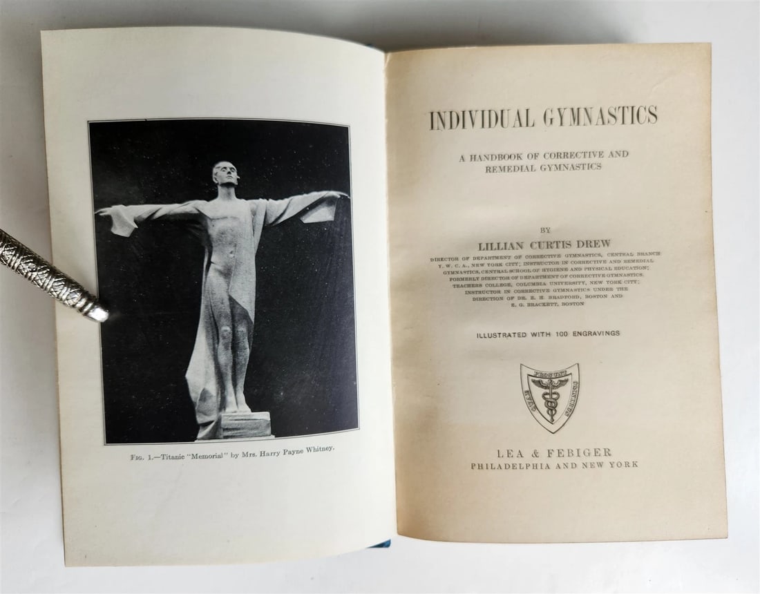 1922 INDIVIDUAL GYMNASTICS antique ILLUSTRATED (1 of 20)