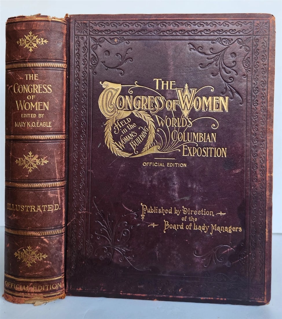 1895 Congress of Women World's Columbian Exposition ANTIQUE Americana (1 of 19)