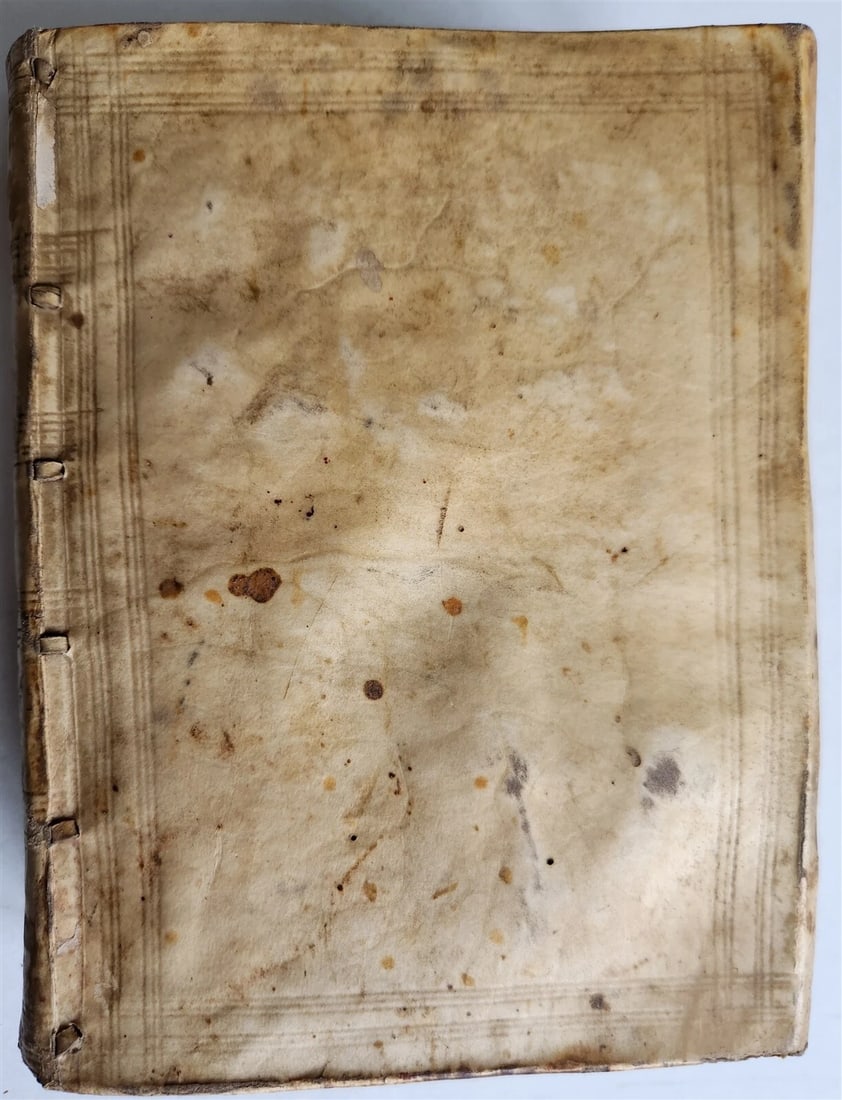 1619 EXPLANATIO in PSALMOS by ROBERT BELLARMINE antique vellum bound - 10