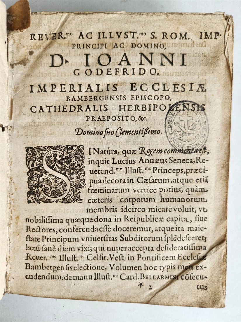 1619 EXPLANATIO in PSALMOS by ROBERT BELLARMINE antique vellum bound - 3