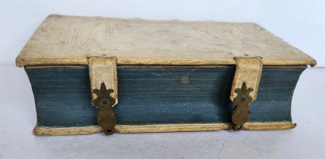 1709 LIFE of CAROLI KING of SPAIN & INDIES antique PIGSKIN BOUND ILLUSTRATED v.3 - 3