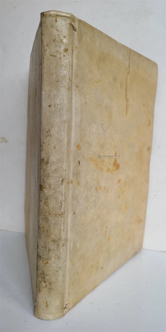 1735 TRATTENIMENTO ISTORICO SOPRA GLI ATTI DEGLI APOSTOLI antique VELLUM BOUND - 2