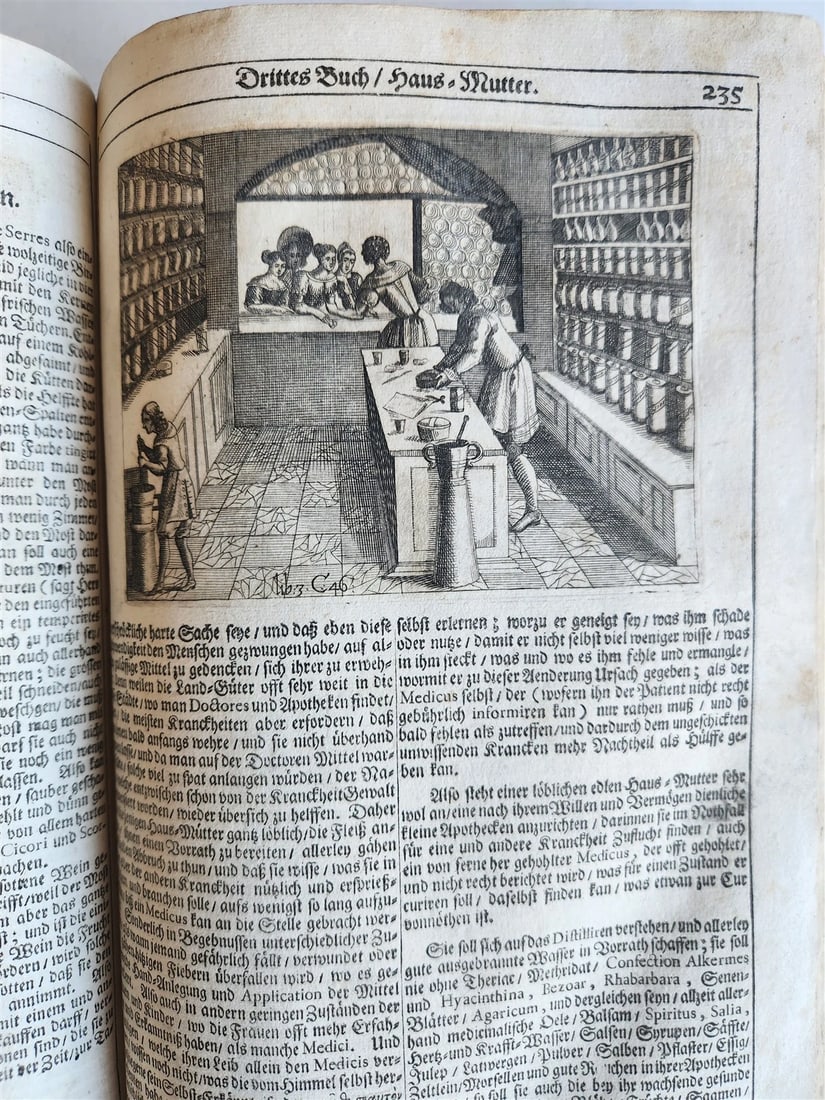 1682 Georgica curiosa ILLUSTRATED noble country life antique PIGSKIN FOLIO - 19