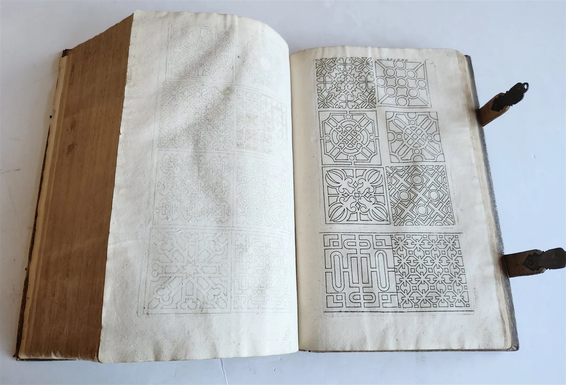 1682 Georgica curiosa ILLUSTRATED noble country life antique PIGSKIN FOLIO - 9