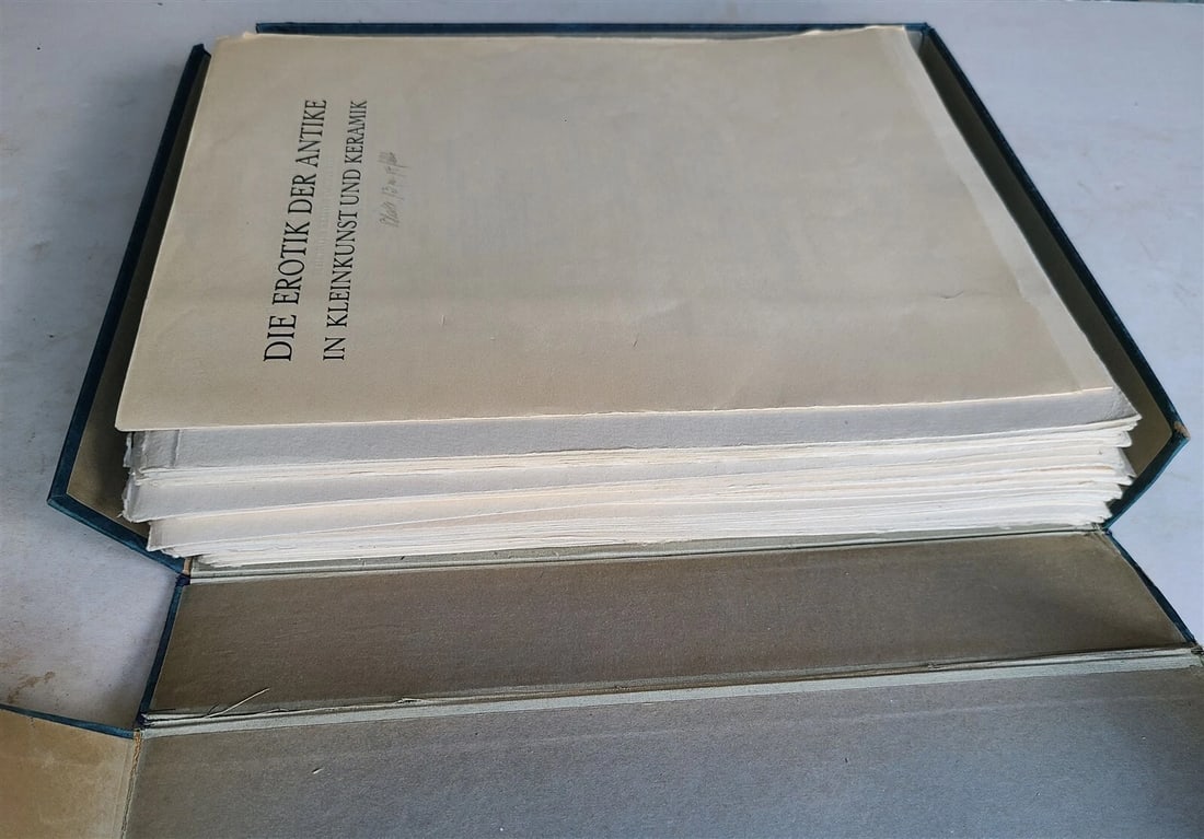 1921 ANTIKE EROTIK in Kleinkunst und Keramik Gaston Vorberg antique 111 PLATES - 13