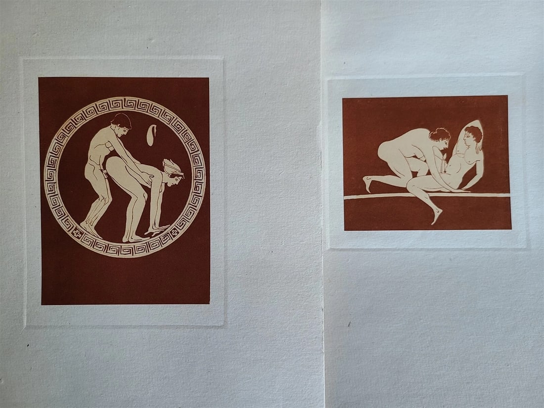 1921 ANTIKE EROTIK in Kleinkunst und Keramik Gaston Vorberg antique 111 PLATES - 14