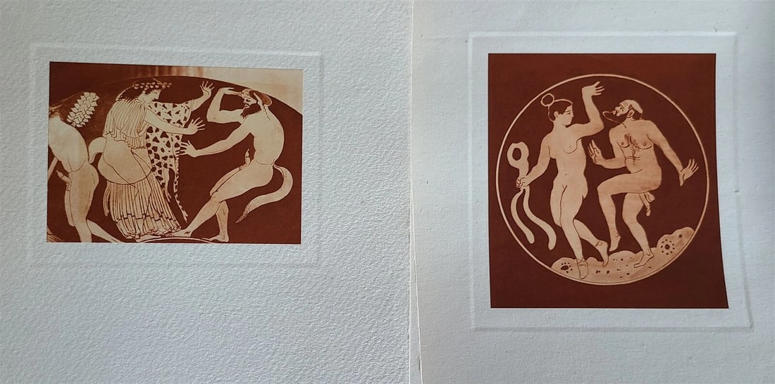 1921 ANTIKE EROTIK in Kleinkunst und Keramik Gaston Vorberg antique 111 PLATES - 15