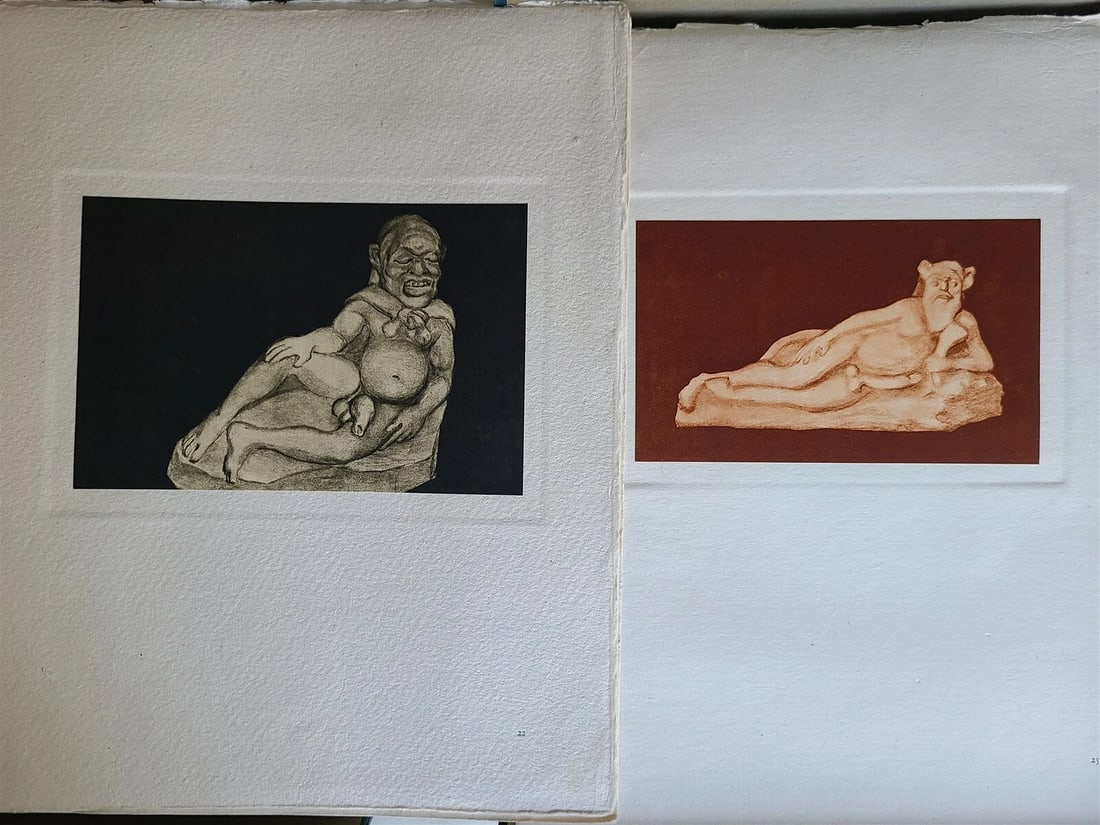 1921 ANTIKE EROTIK in Kleinkunst und Keramik Gaston Vorberg antique 111 PLATES - 3