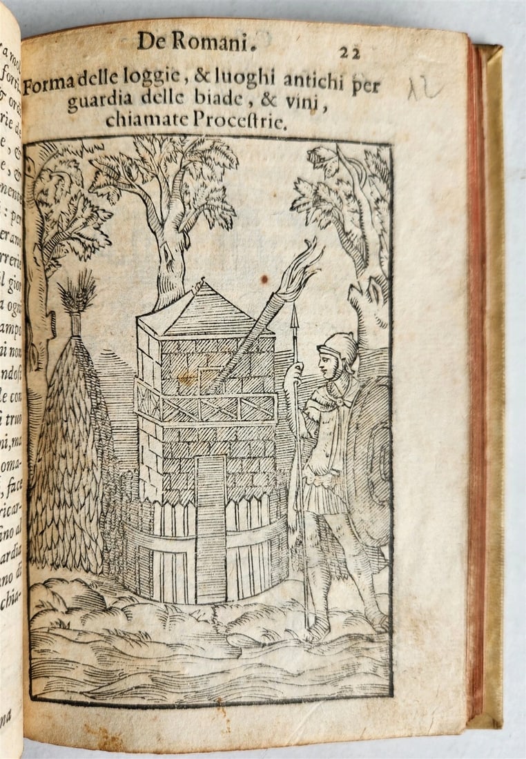 1583 TURKISH & ROMAN MILITARY antique ILLUSTRATED OTTOMAN EMPIRE vellum binding - 11