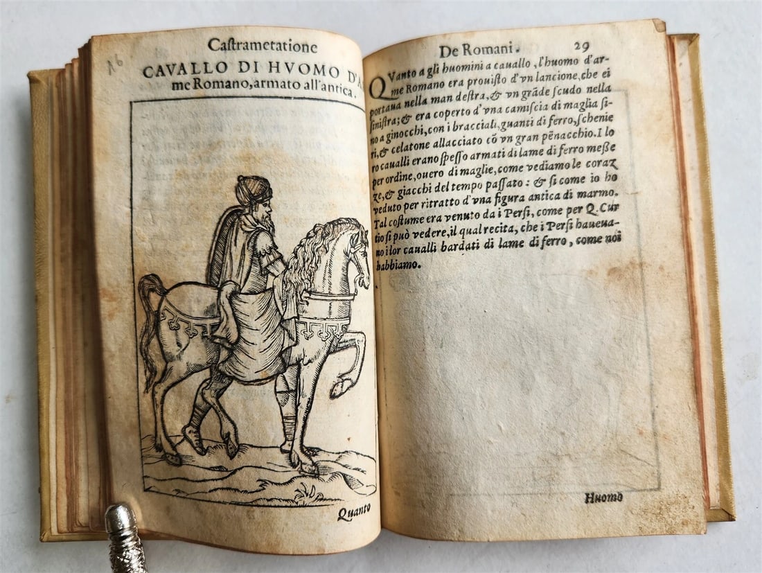 1583 TURKISH & ROMAN MILITARY antique ILLUSTRATED OTTOMAN EMPIRE vellum binding - 14