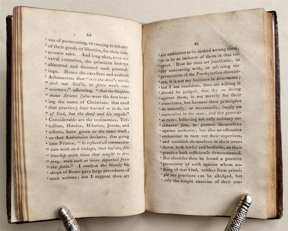 1805 Quakers SHORT ACCOUNT OF THE LIFE AND WRITINGS OF ROBERT BARCLAY antique - 3