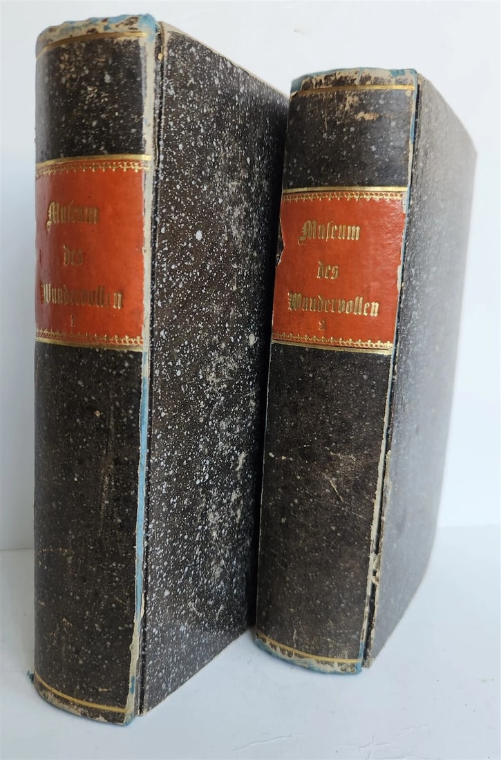 1803-04 EXTRAORDINARY in NATURE ART & HUMAN LIFE 2 VOLUMES antique ILLUSTRATED - 2