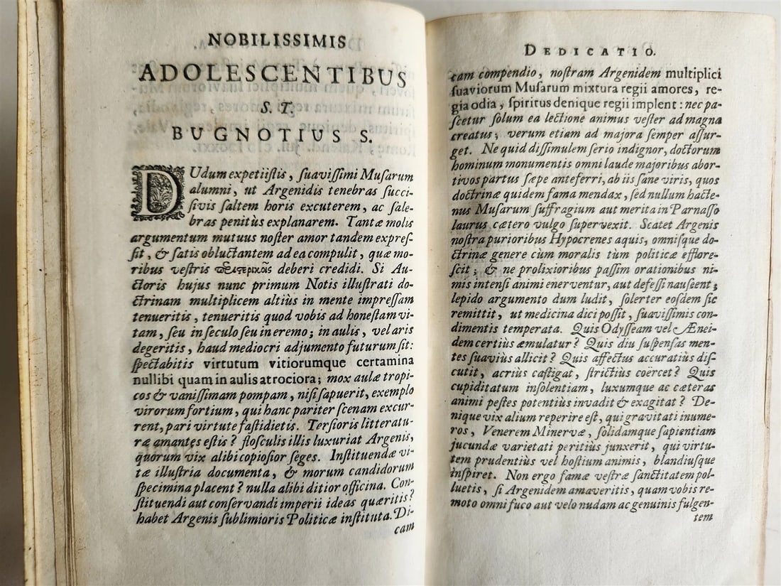 1664 ARGENIS by John Barclay ANTIQUE Scotland POLITICAL NOVEL - 12