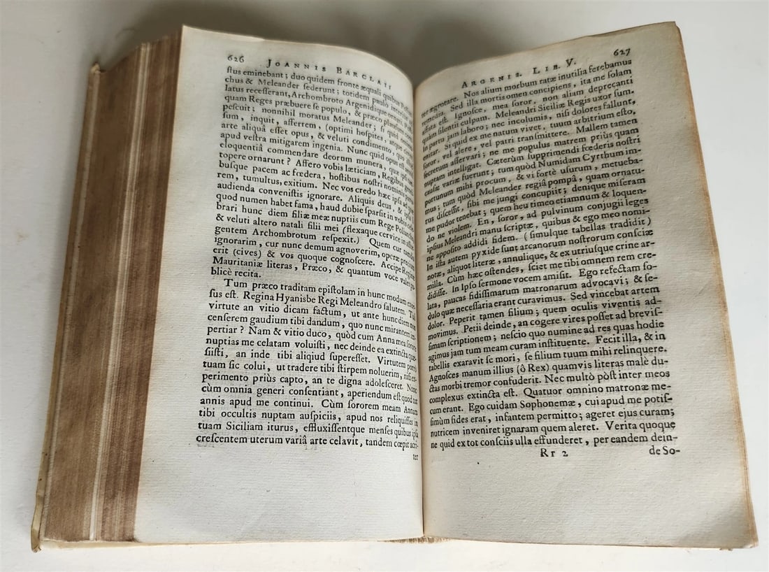 1664 ARGENIS by John Barclay ANTIQUE Scotland POLITICAL NOVEL - 6