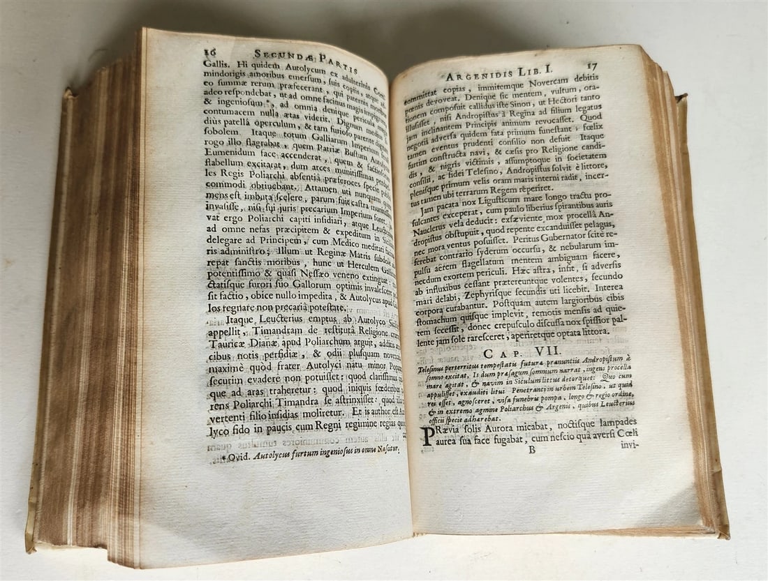 1664 ARGENIS by John Barclay ANTIQUE Scotland POLITICAL NOVEL - 7