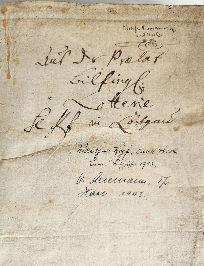 1593 MARTIN LUTHER COLLOQUIA antique VELLUM BOUND FOLIO 16th CENTURY - 5