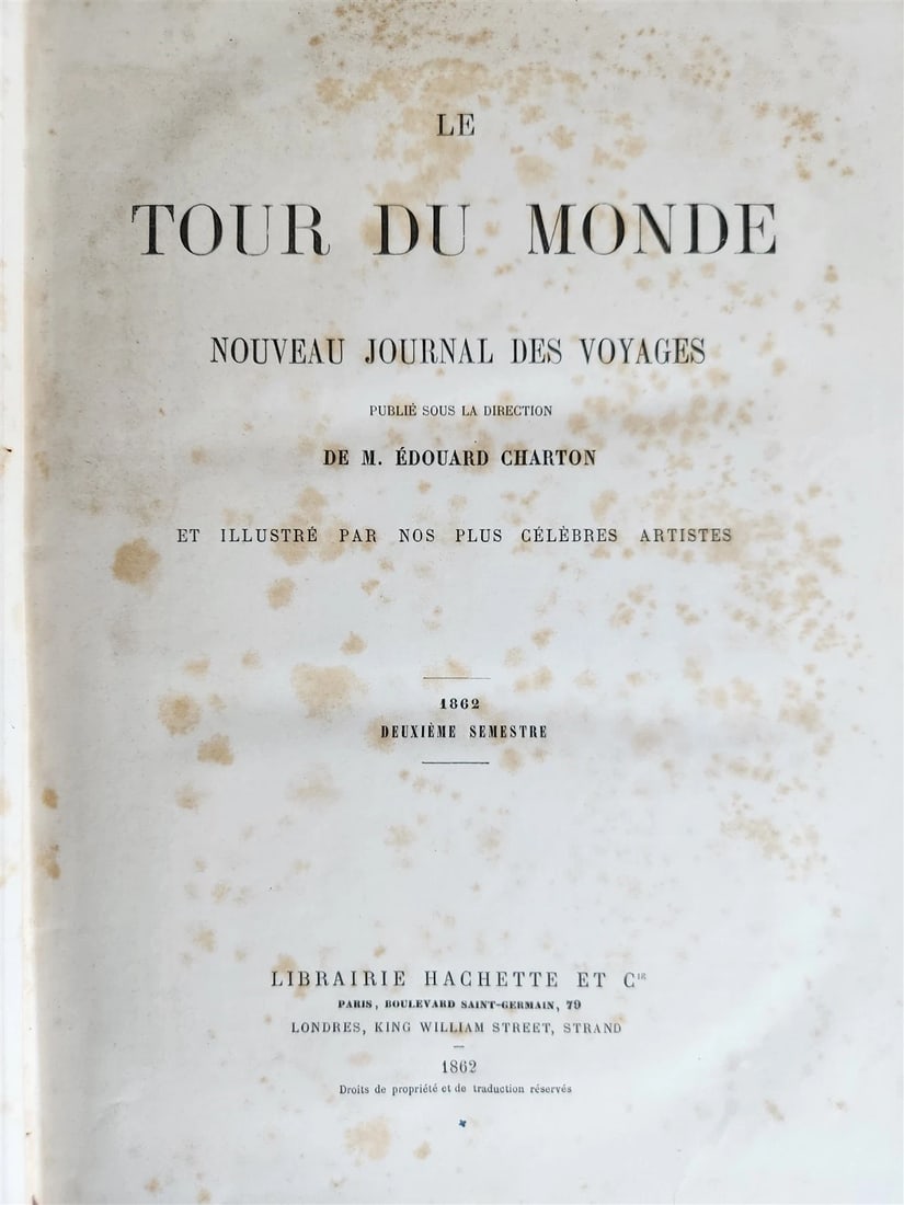 1862 HISTORY of VOYAGES ILLUSTRATED antique RUSSIA S.AMERICA ARABIA SCANDINAVIA - 3