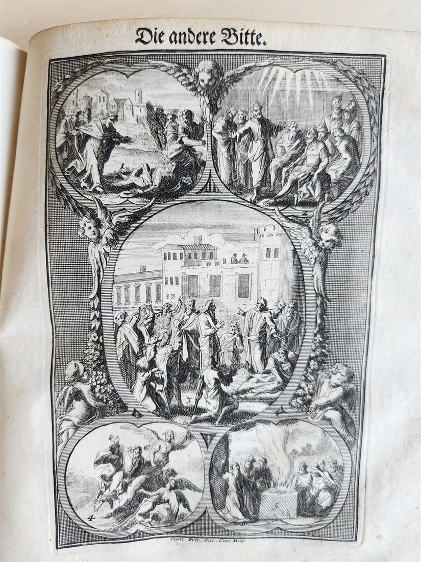 18th century ILLUSTRATED CATECHISM antique - 14