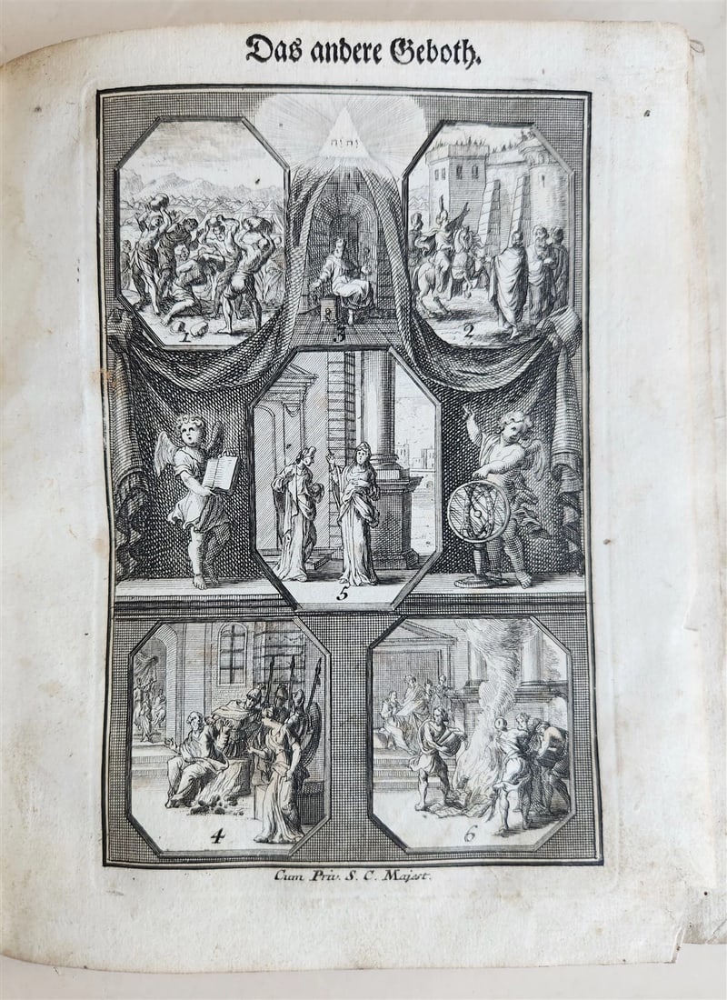 18th century ILLUSTRATED CATECHISM antique (1 of 20)