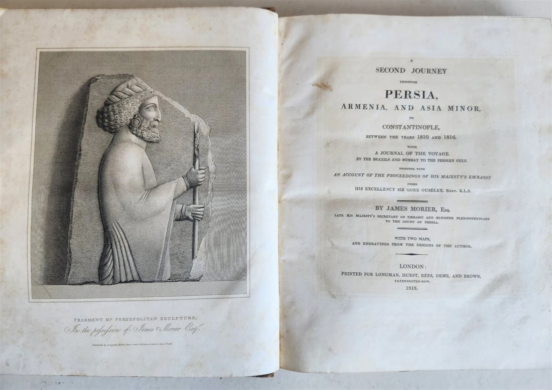 1818 JORNEY through PERSIA ARMENIA & ASIA MINOR to CONSTANTINOPLE antique MORIER (1 of 20)