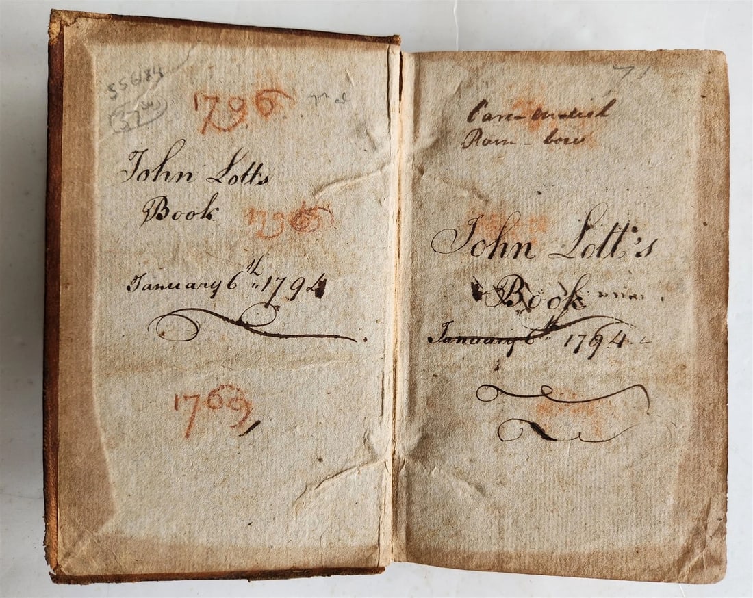 1792 GRAMMAR of the FRENCH TONGUE by JOHN PERRIN antique in ENGLISH - 4