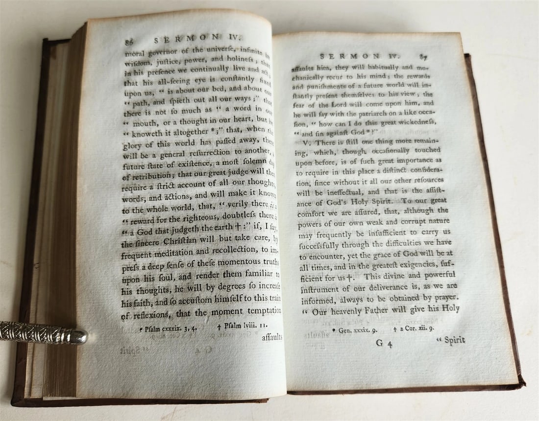 1783 SERMONS by Beilby Porteus antique CONVERSION of AFRICAN SLAVES in ENGLAND - 5