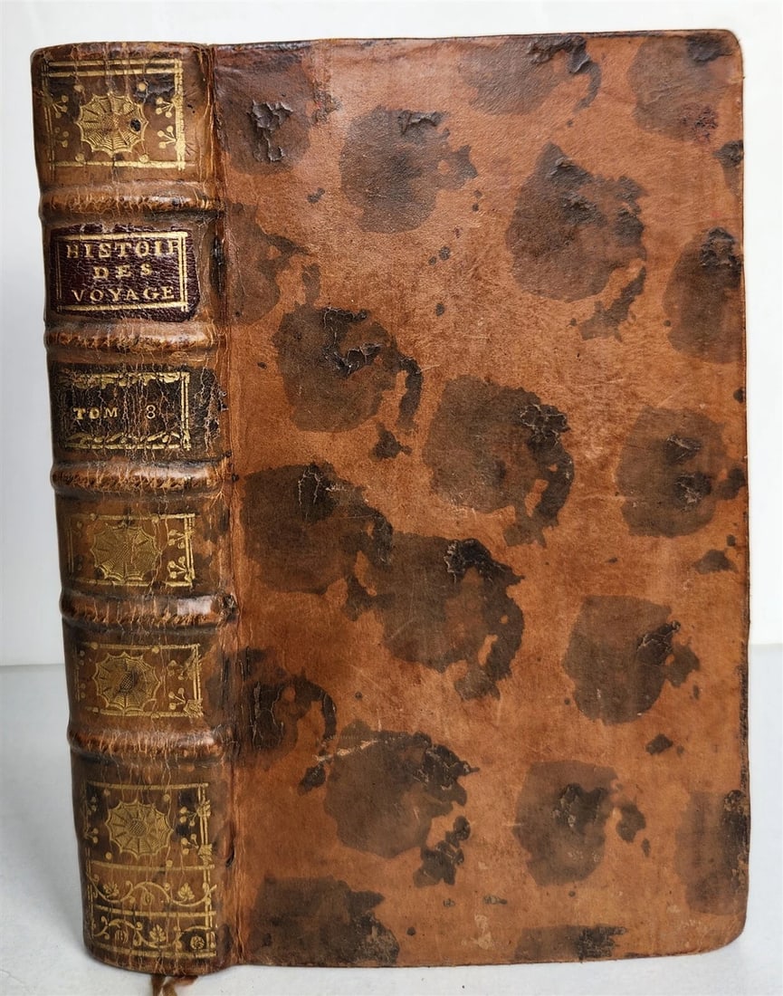 1749 HISTOIRE des VOYAGES antique VOL. 5 illustrated SENEGAL AFRICA - 3