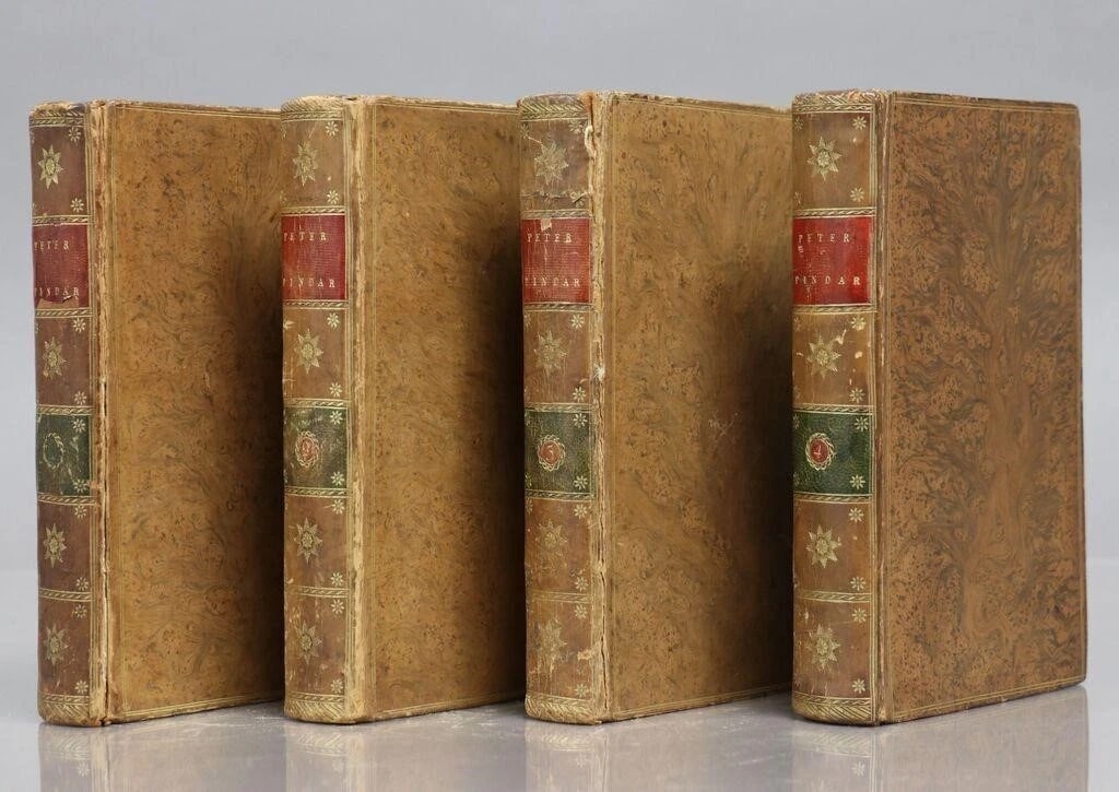 1794 WORKS of PETER PINDAR 4 VOLUMES antique POETRY in ENGLISH (1 of 11)