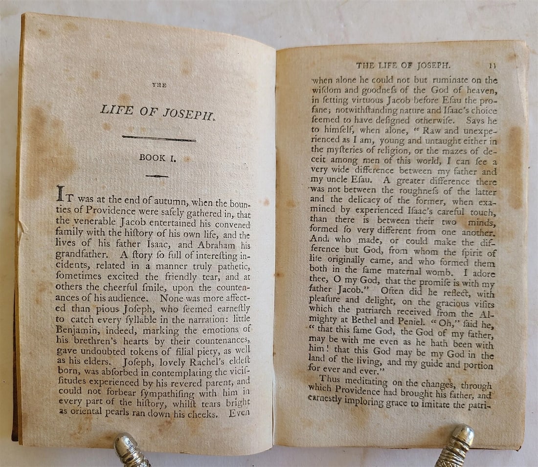 1805 LIFE of JOSEPH SON of ISRAEL antique TRENTON AMERICANA - 3