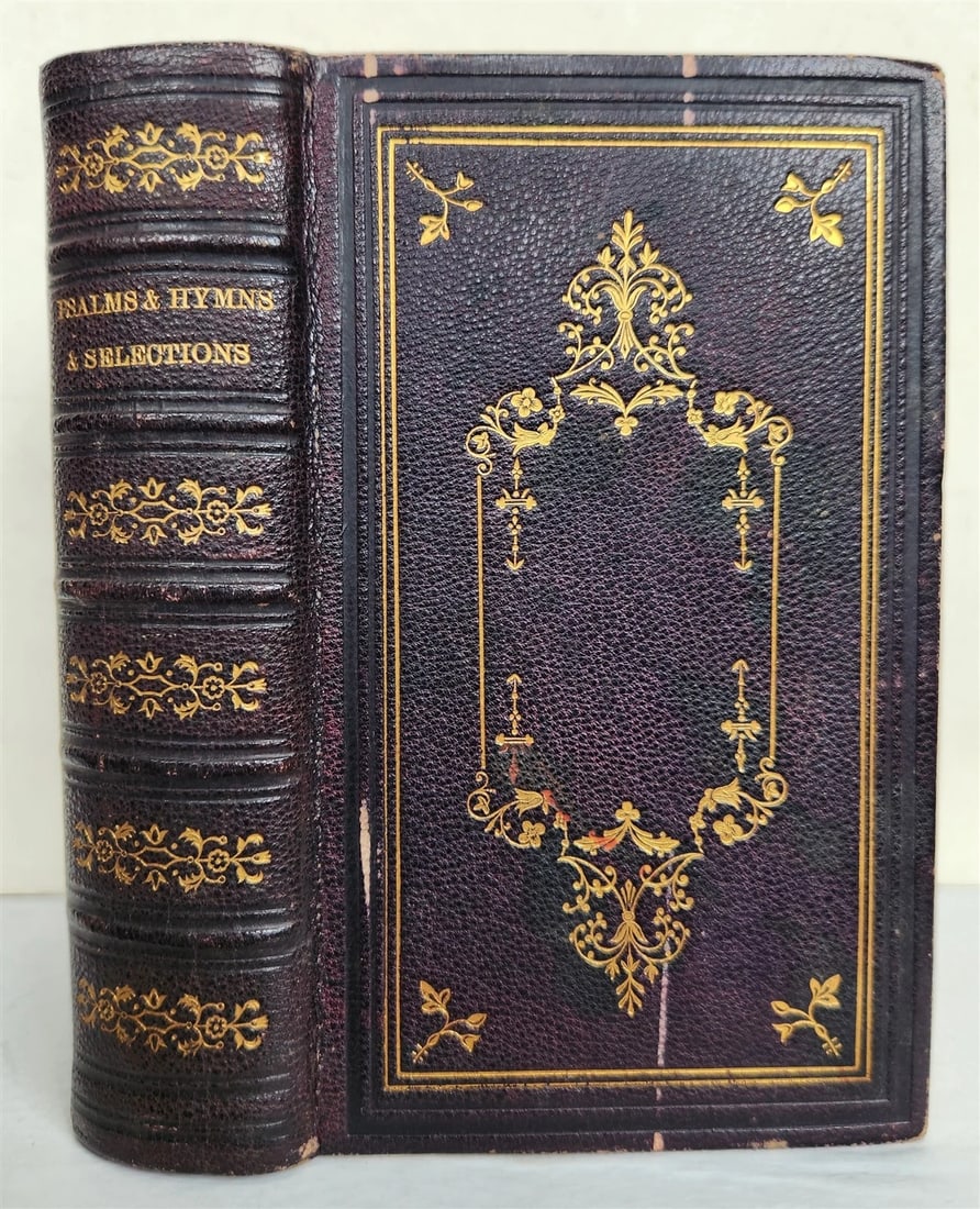1862 PSALMS & HYMNS in ENGLISH antique PHILADELPHIA AMERICANA CIVIL WAR ERA: Title: 1862 PSALMS & HYMNS in ENGLISH antique PHILADELPHIA AMERICANA CIVIL WAR ERA Description: PSALMS and HYMNS Philadelphia; n.d. (c. 1862) With presentation inscription at the front endpaper made i