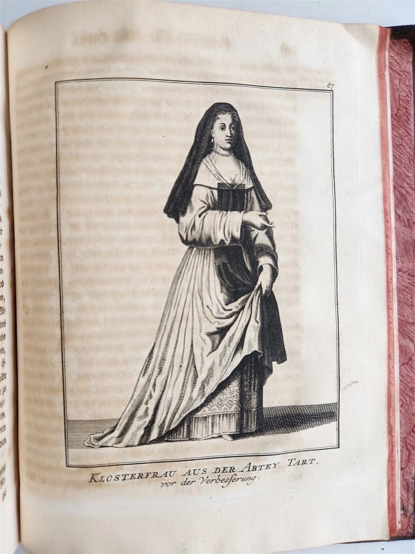 1755 ILLUSTRATED COSTUME HISTORY of MONKS & KNIGHTS for both sexes antique: Title: 1755 ILLUSTRATED COSTUME HISTORY of MONKS & KNIGHTS for both sexes antique Description: Ausfuhrliche Geschichte aller geistlichen und weltlichen Kloster- und Ritterorden fur beyderley Geschlech