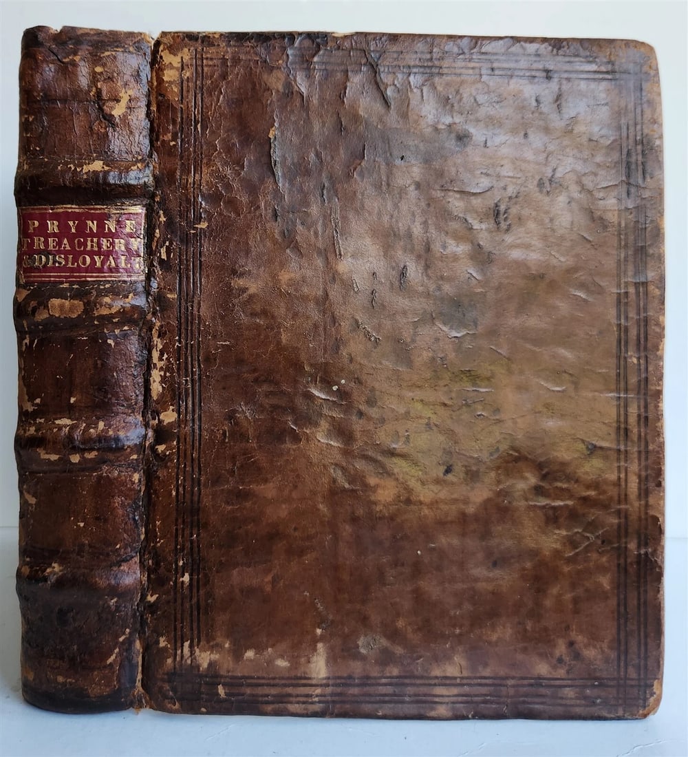 1643 TREACHERY & DISLOYALTY of PAPISTS to THEIR SOVEREIGNES antique in ENGLISH - 2