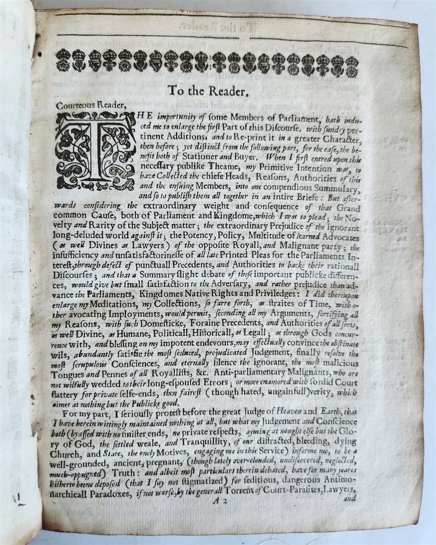 1643 TREACHERY & DISLOYALTY of PAPISTS to THEIR SOVEREIGNES antique in ENGLISH - 5