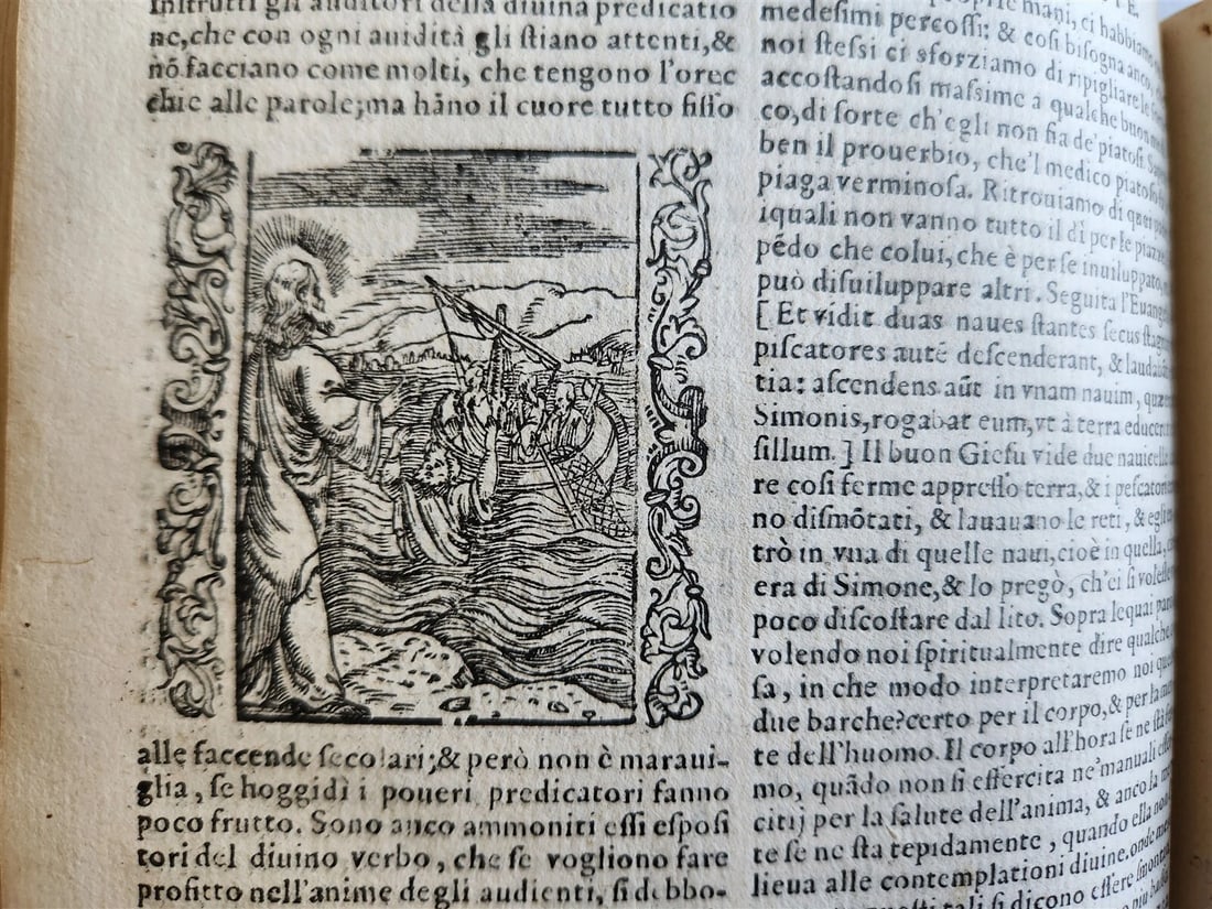 1578 ILLUSTRATED DELLE HOMELIE by Pittorio da Ferrara antique VELLUM BINDING - 13