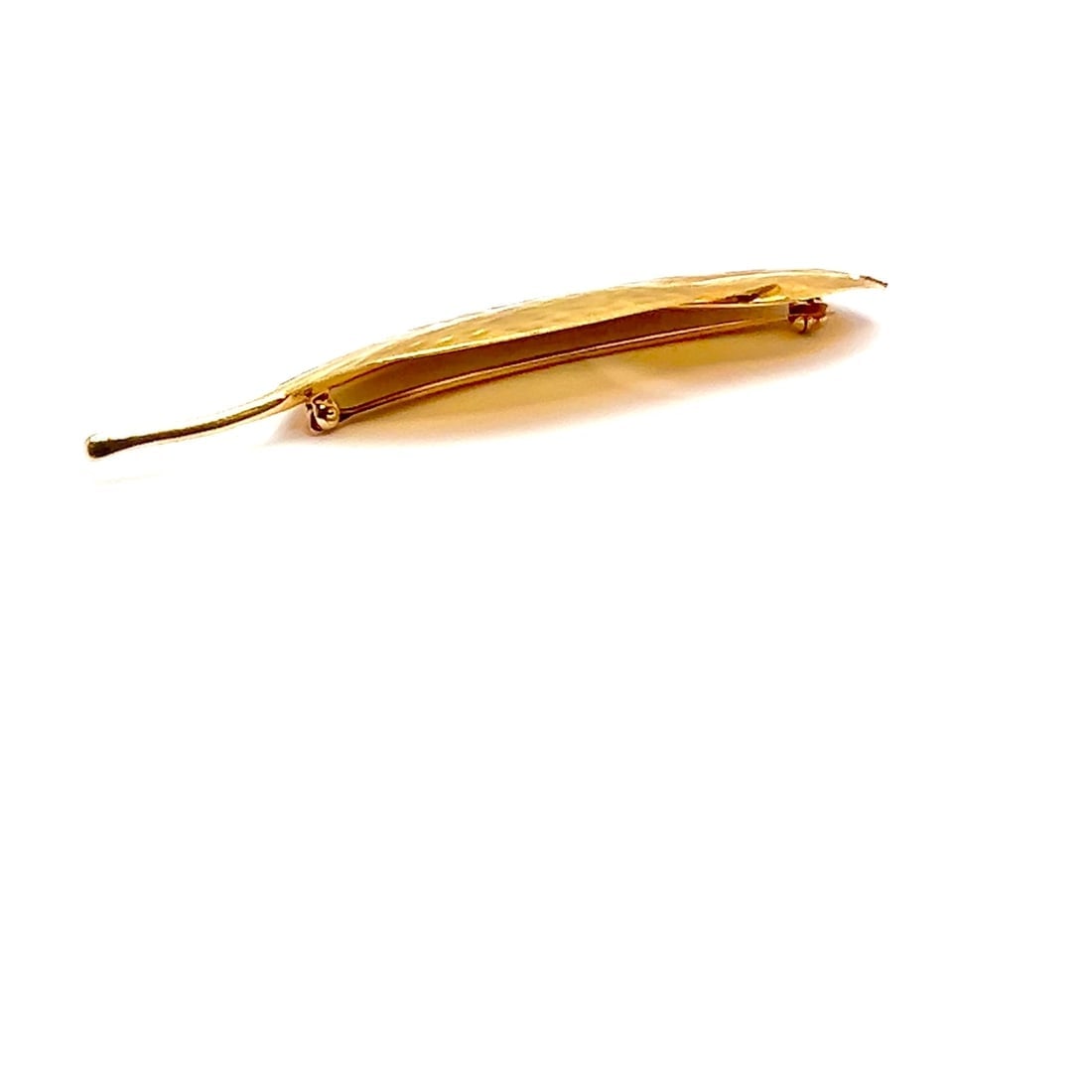 Authentic! Tiffany & Co Angela Cummings 18k Yellow Gold Leaf Pin Brooch - 2