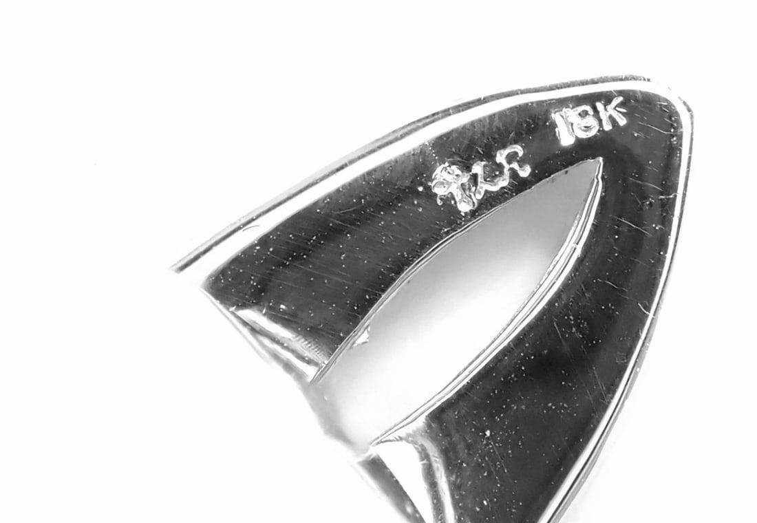 Authentic! Loree Rodkin 18k White Gold Diamond Fleur De Lis Ring Cert. - 9