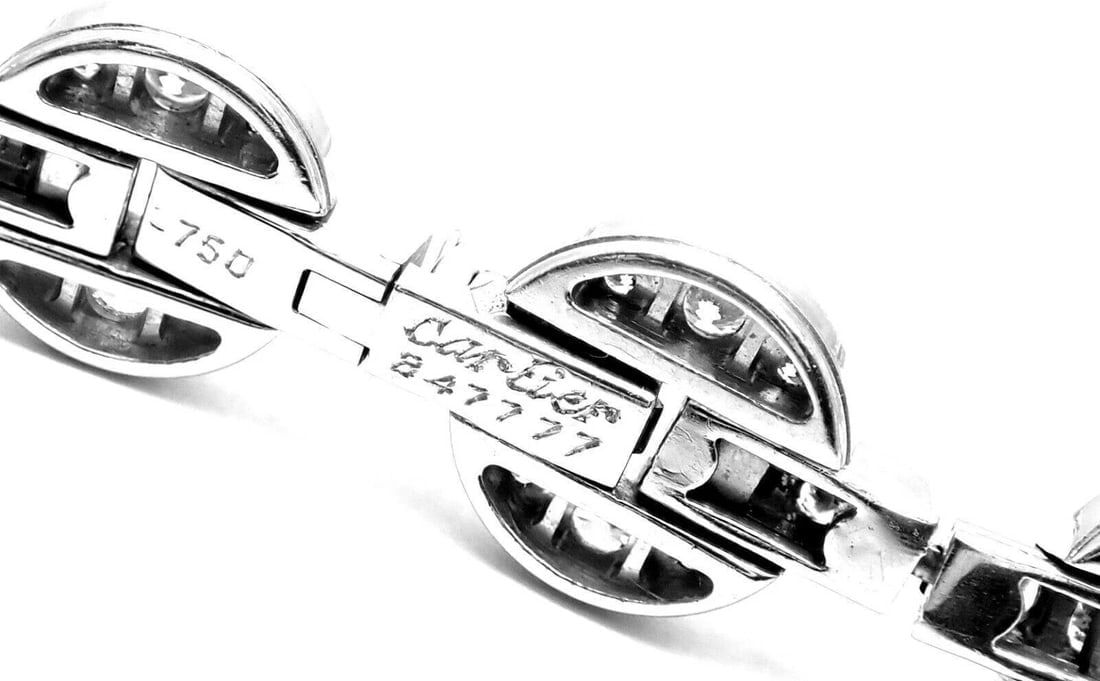 Rare! Authentic Cartier Orissa 18k White Gold Diamond Necklace Certificate Box - 6