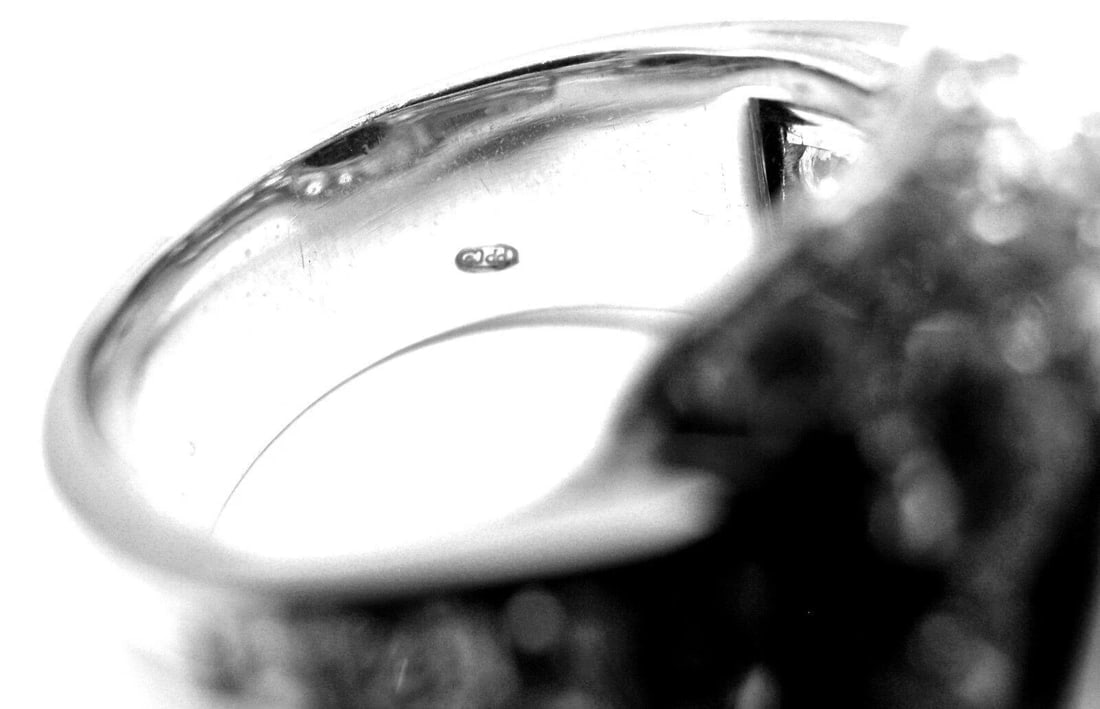 Rare! Authentic Patek Philippe Platinum Diamond Emerald Ring Certificate - 7