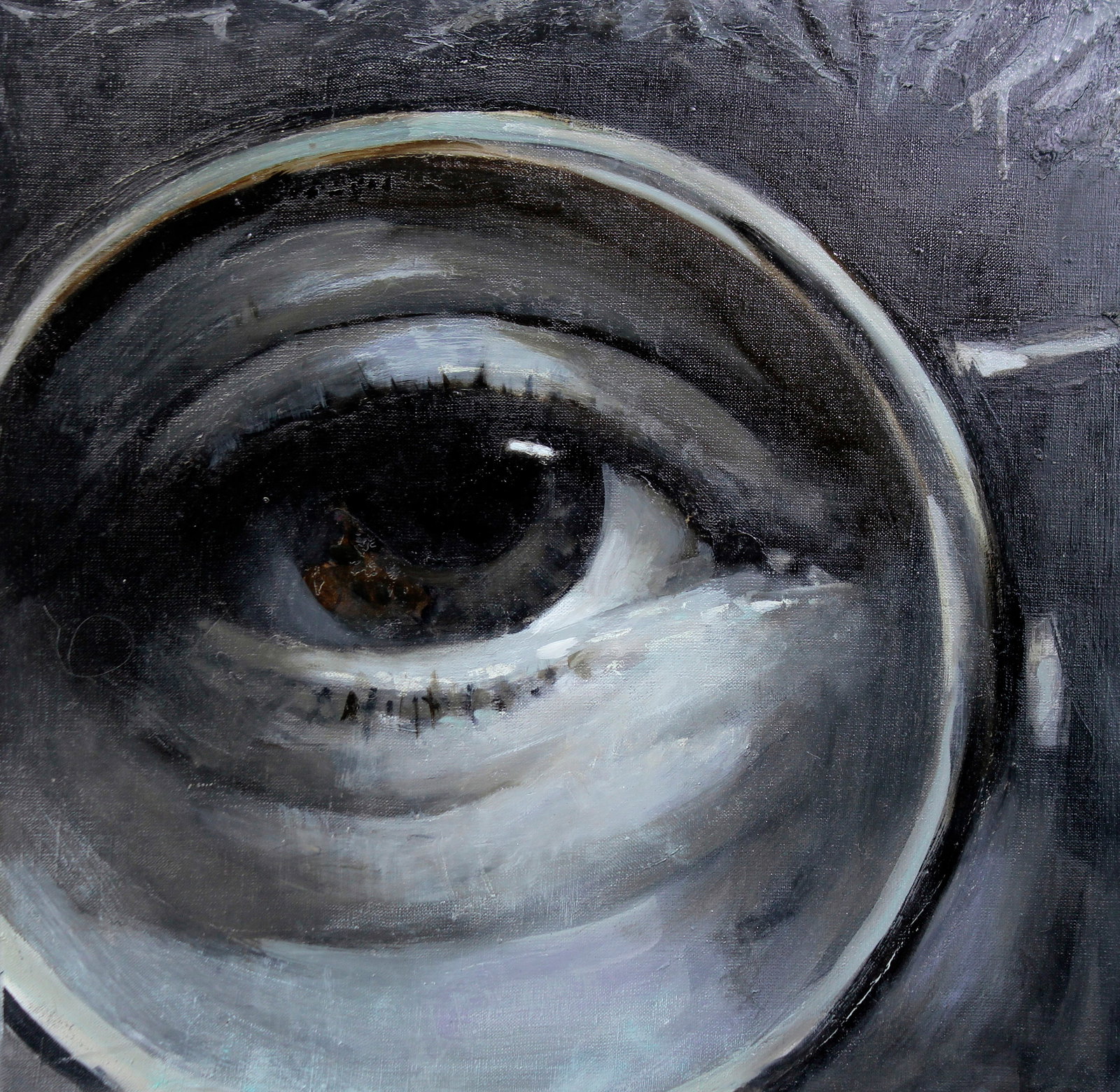 Oil painting John Ed Potapenkov: Title: Oil painting John Ed Potapenkov Description: 82POTAP Painter: Ed Potapenkov Size: 50x50 cm/19.68x19.68 inches Components: oil, canvas Original painting - Series "Broadcasting the Subconscious"