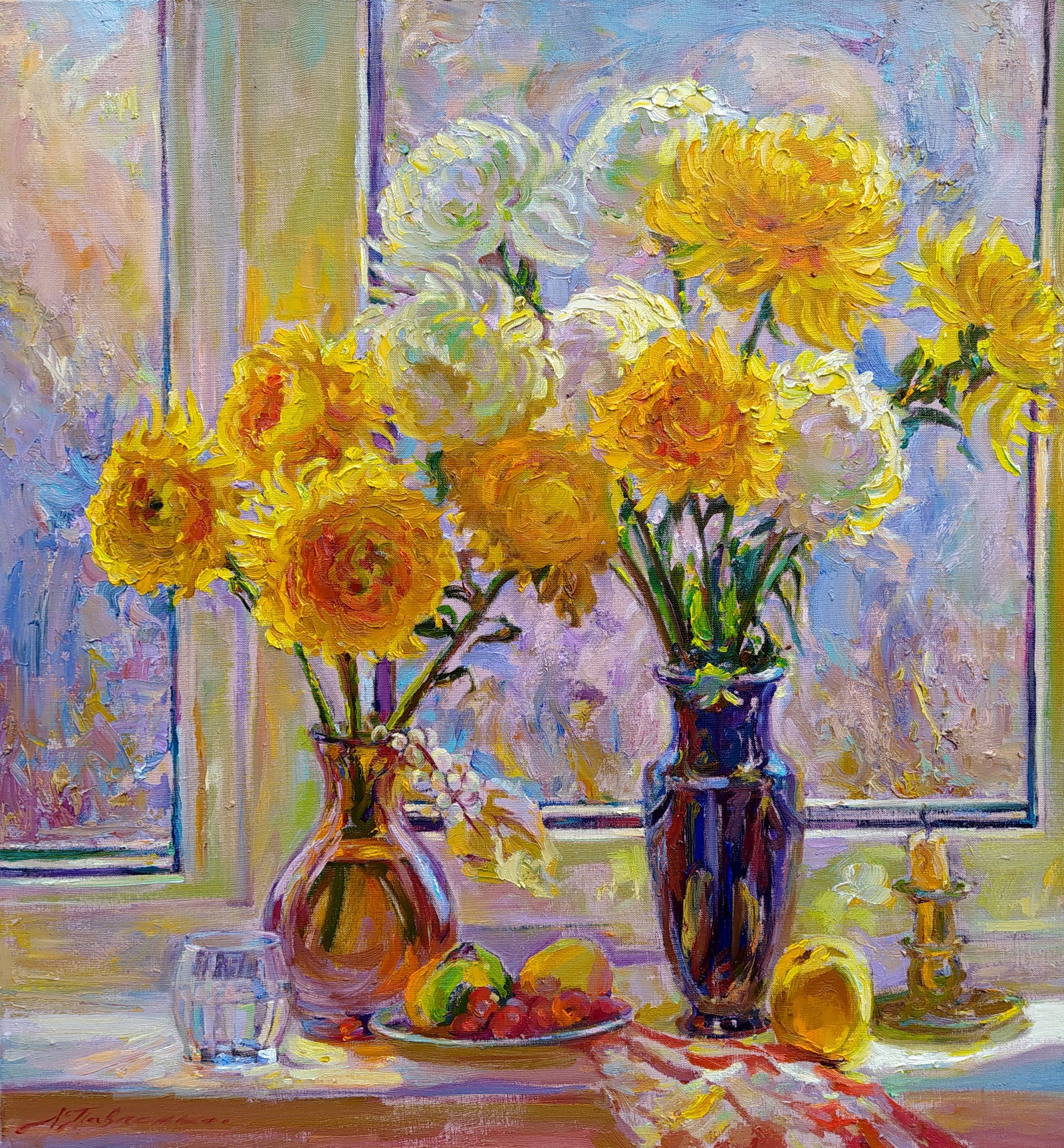 Oil painting Sunny autumn Leonid Pavlenko: Title: Oil painting Sunny autumn Leonid Pavlenko Description: 78PAVL Painter: Leonid Pavlenko Size: 75x70 cm/29.52x27.55 inches Components: oil, canvas Original painting CONDITION: excellent ARTIST: B