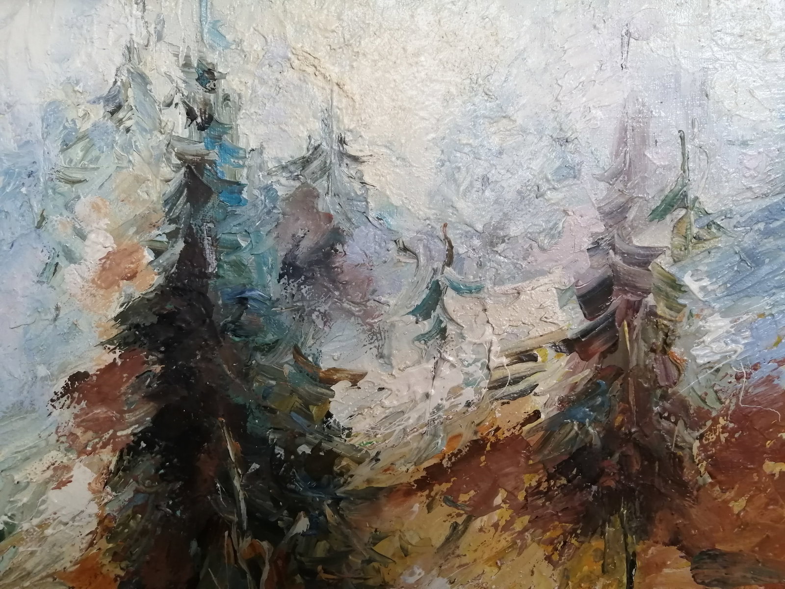 Oil painting Carpathian mountain Vadim Os'onov - 3