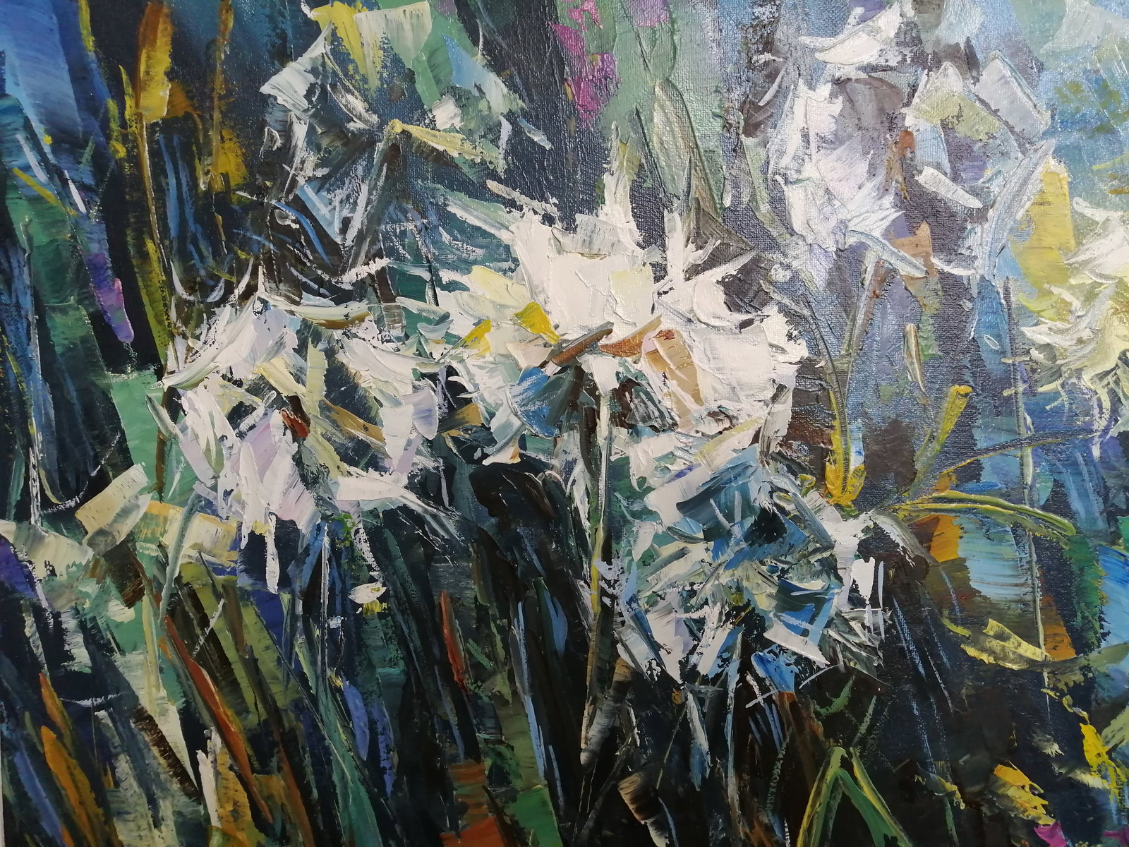 Oil painting Dandelions Vadim Os'onov - 2