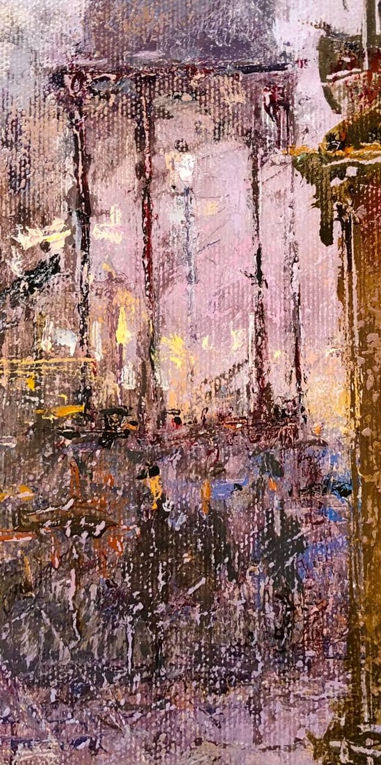 Oil painting Chess game, second name: Children's checkmate Andrii G. - 5