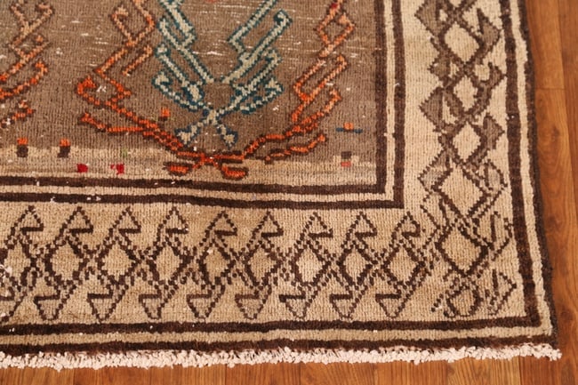 Antique Vegetable Dye Gabbeh Persian Rug 4x7 - 5